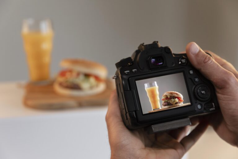 food blogging photography